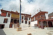 Ladakh - Likir Gompa, the various halls of the gompa are arranged around a courtyard